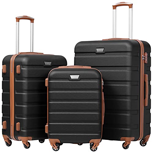 Coolife Luggage 3 Piece Set Suitcase Spinner Hardshell Lightweight TSA Lock detail image 8