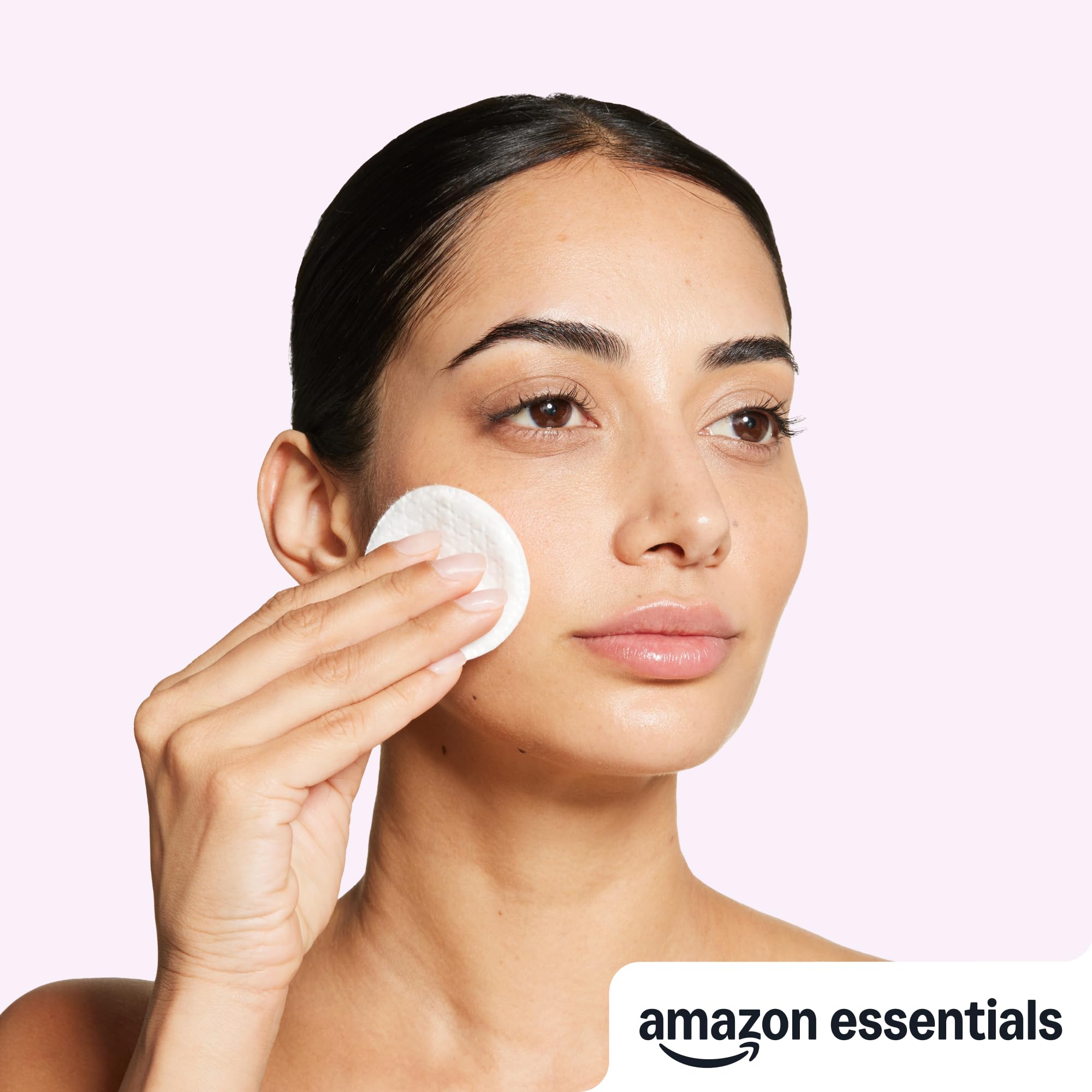 Amazon Essentials Exfoliating Cotton Rounds, 100 Count (Pack of 1) (Previously Amazon Basics) detail image 4