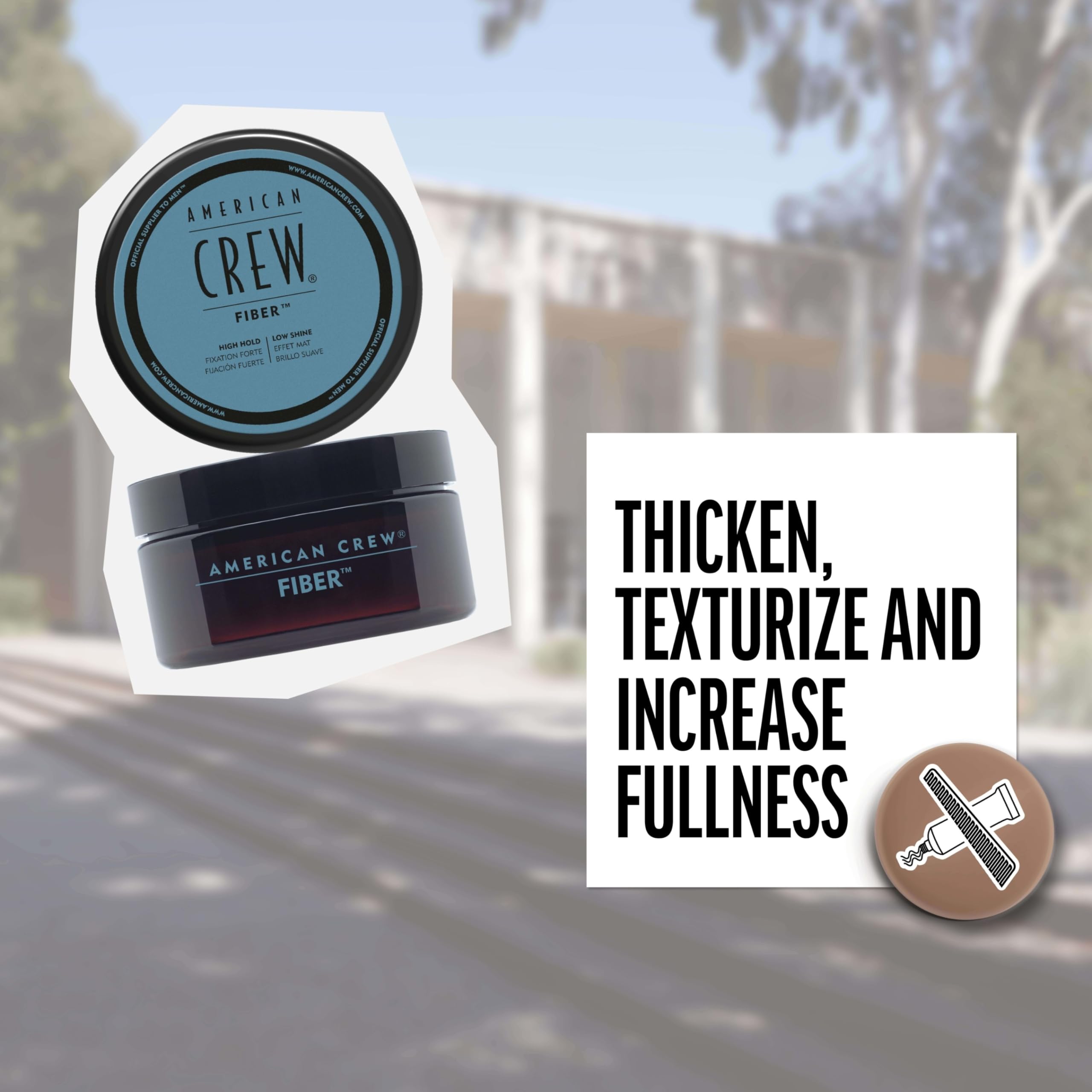 American Crew Men’s Hair Fiber, High Hold Low Shine, 3 oz detail image 4