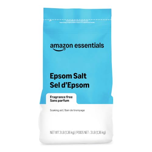 Amazon Essentials Epsom Salt Soak, Magnesium Sulfate USP, 3 Pound, 1-Pack (Previously Amazon Basics) detail image 7