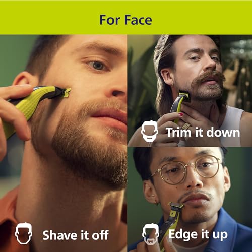 Philips Norelco One 360 Hybrid Face Electric Beard Trimmer and Shaver, 5-in-1 Adjustable Comb, Model QP2724/90 detail image 8