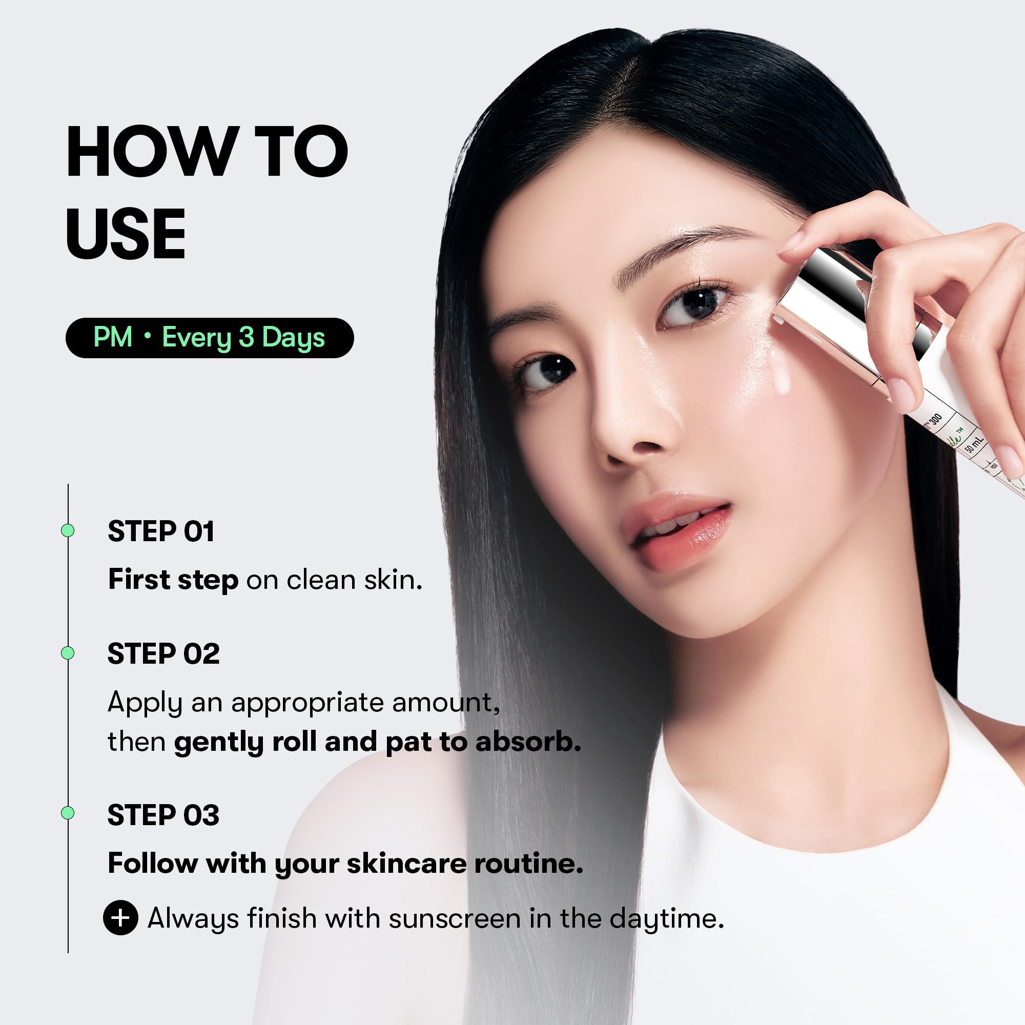 VT COSMETICS CICA Reedle Shot 300, Advanced Night Exosome Microneedling Serum, Centella Asiatica, Hyaluronic Acid, Propolis, Skin Regeneration Booster, 1. 69 Fl Oz (50 ml) detail image 8
