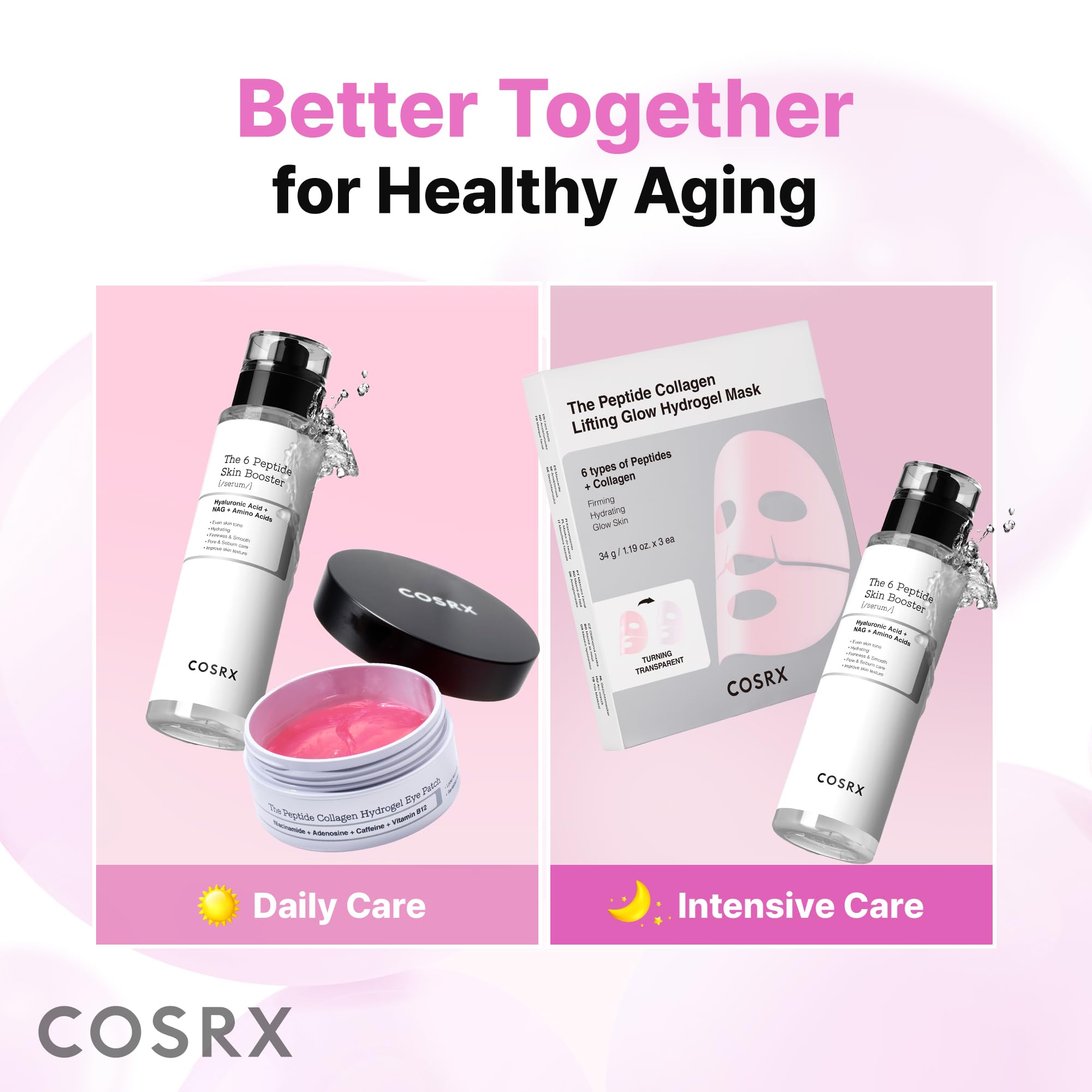 COSRX 6X Peptide Collagen Skin Booster Toner Serum, 5. 07 oz detail image 8