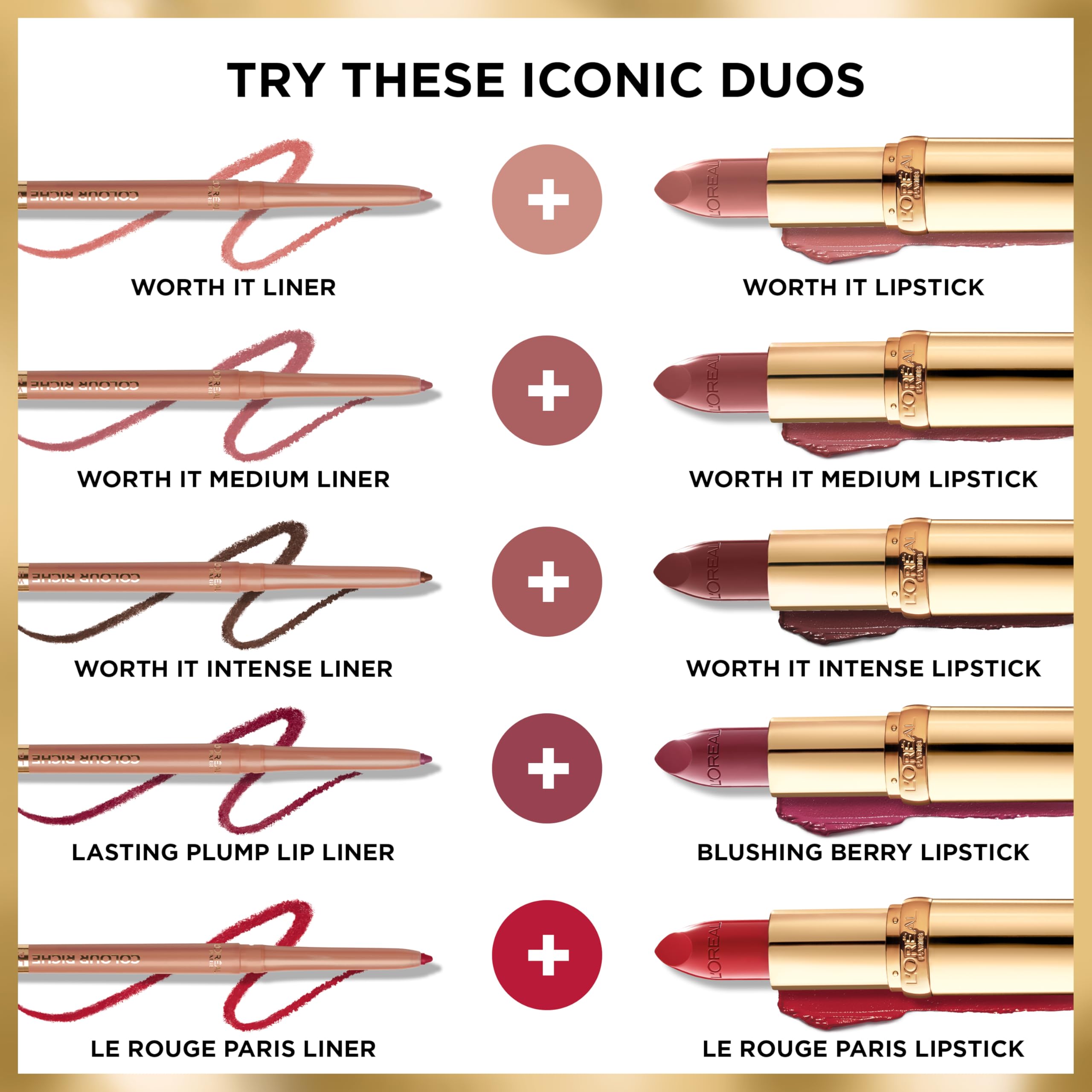 L'Oreal Paris Colour Riche Satin Lipstick, Worth It, 0. 13 oz detail image 7