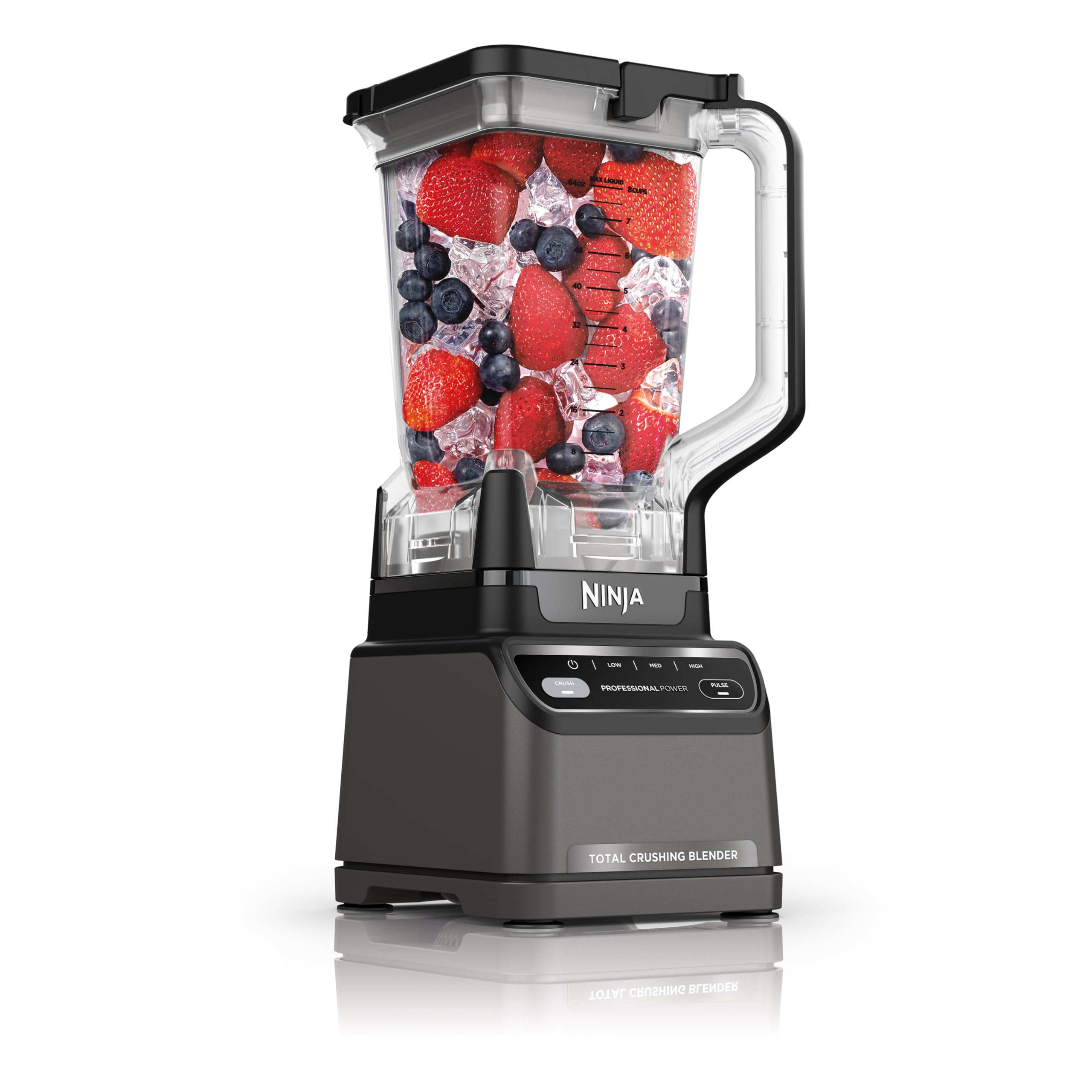 Ninja Professional Blender 2. 0 – 1200W, Total Crushing Blades, Auto-iQ, 72-oz Pitcher (Dark Grey) BR201AMZ detail image 1