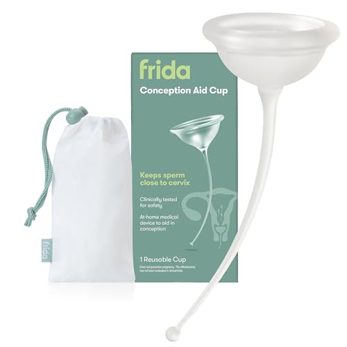 Frida Fertility Conception Aid Cup, Keeps Sperm Close to Cervix, Natural Pregnancy Support for Family Planning, Soft Flexible Silicone, Reusable Conception Cup and Storage Bag detail image 7