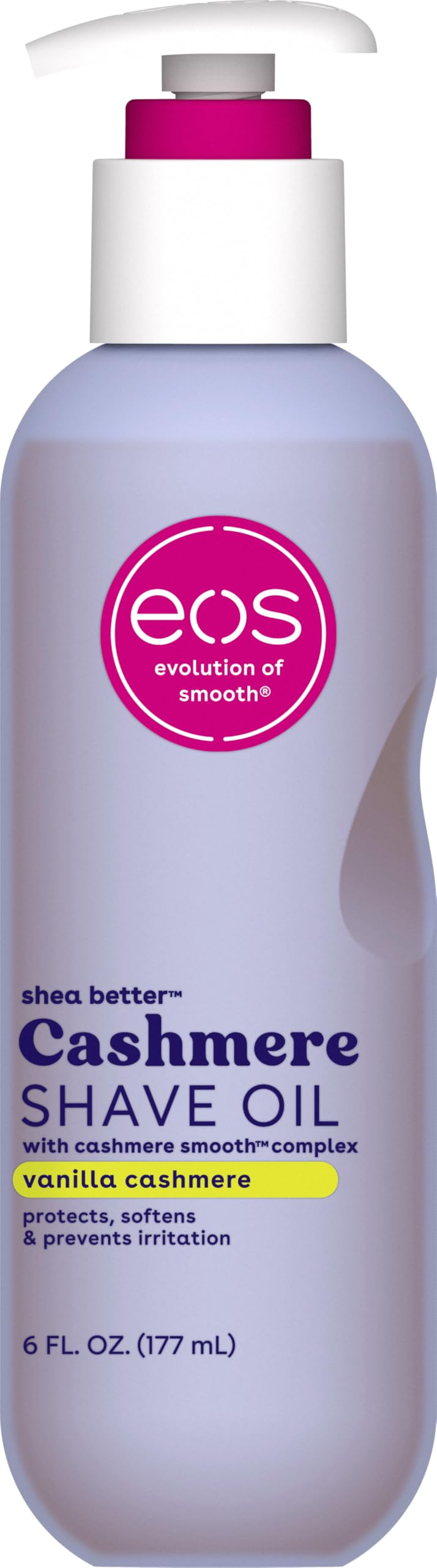 eos Vanilla Cashmere Shave Oil - Moisturizing with Shea Butter, 6 fl oz detail image 1