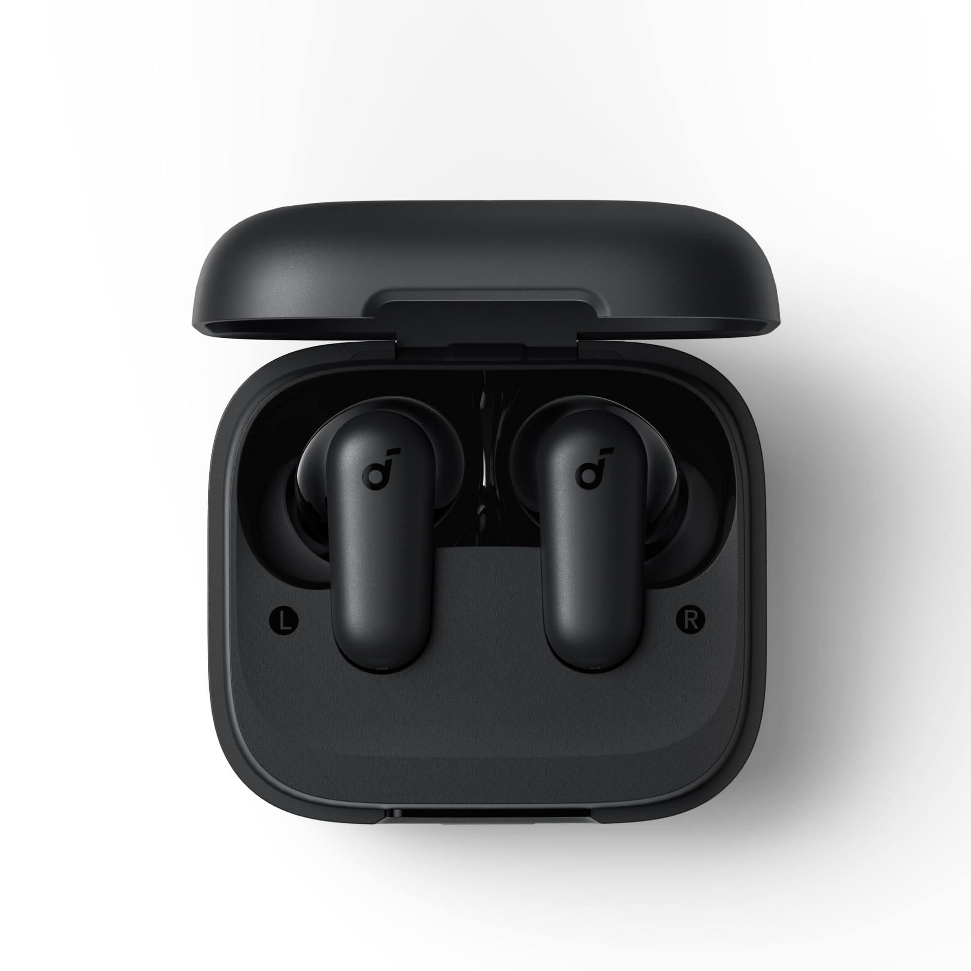 Soundcore P30i de Anker Auriculares con Cancelación de Ruido, Cancelación Fuerte e Inteligente, Graves Potentes, 45H de Reproducción, Estuche 2 en 1 y Soporte para Teléfono, IP54, Auriculares Inalámbricos, Bluetooth 5.4 (Negro) detail image 8
