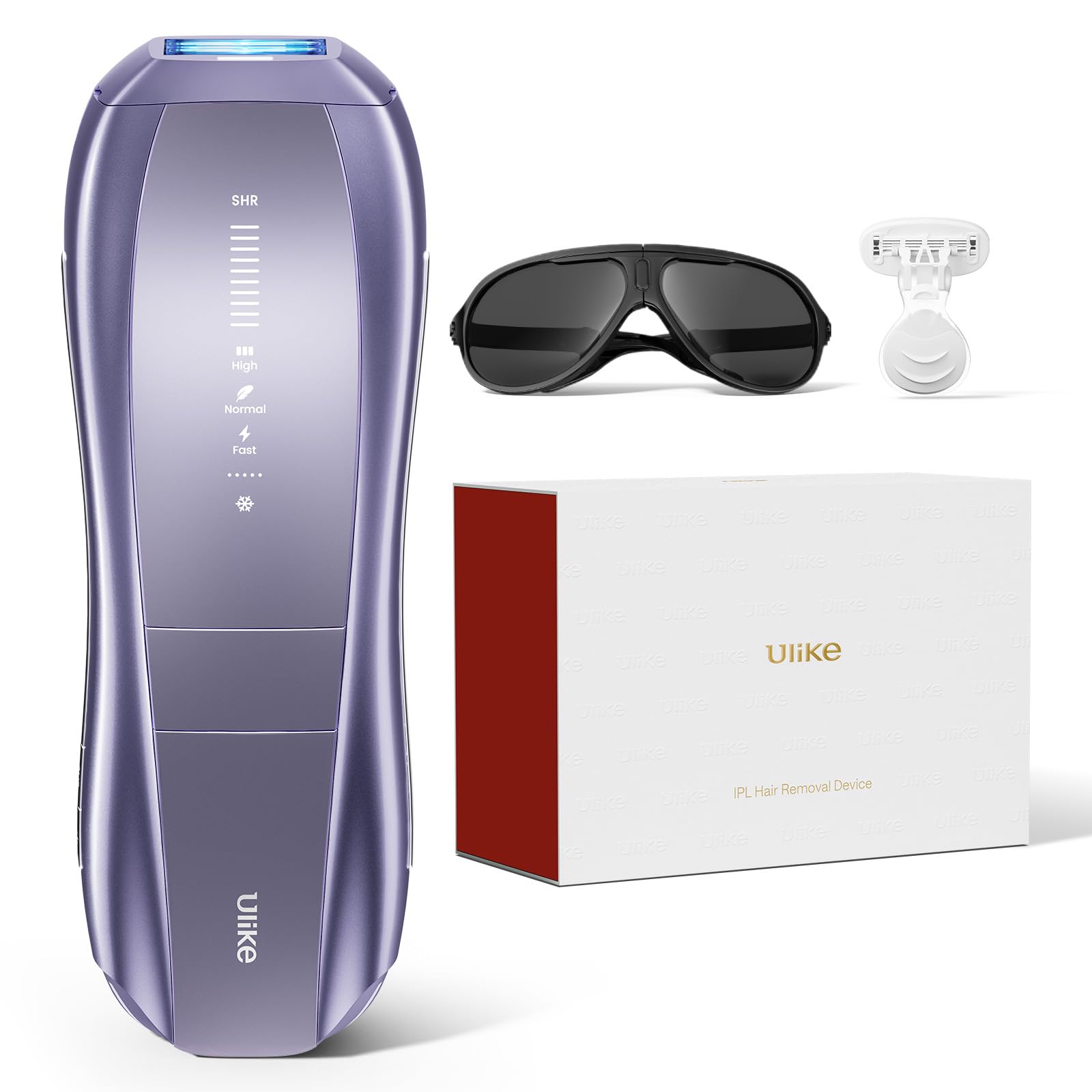 Ulike Air 10 IPL Laser Hair Removal Device for Women and Men — Ice-Cool, Nearly Painless Permanent Hair Reduction, Dual Lights, Skin Sensor, SHR Mode, 10-Min Full-Body Treatment detail image 1