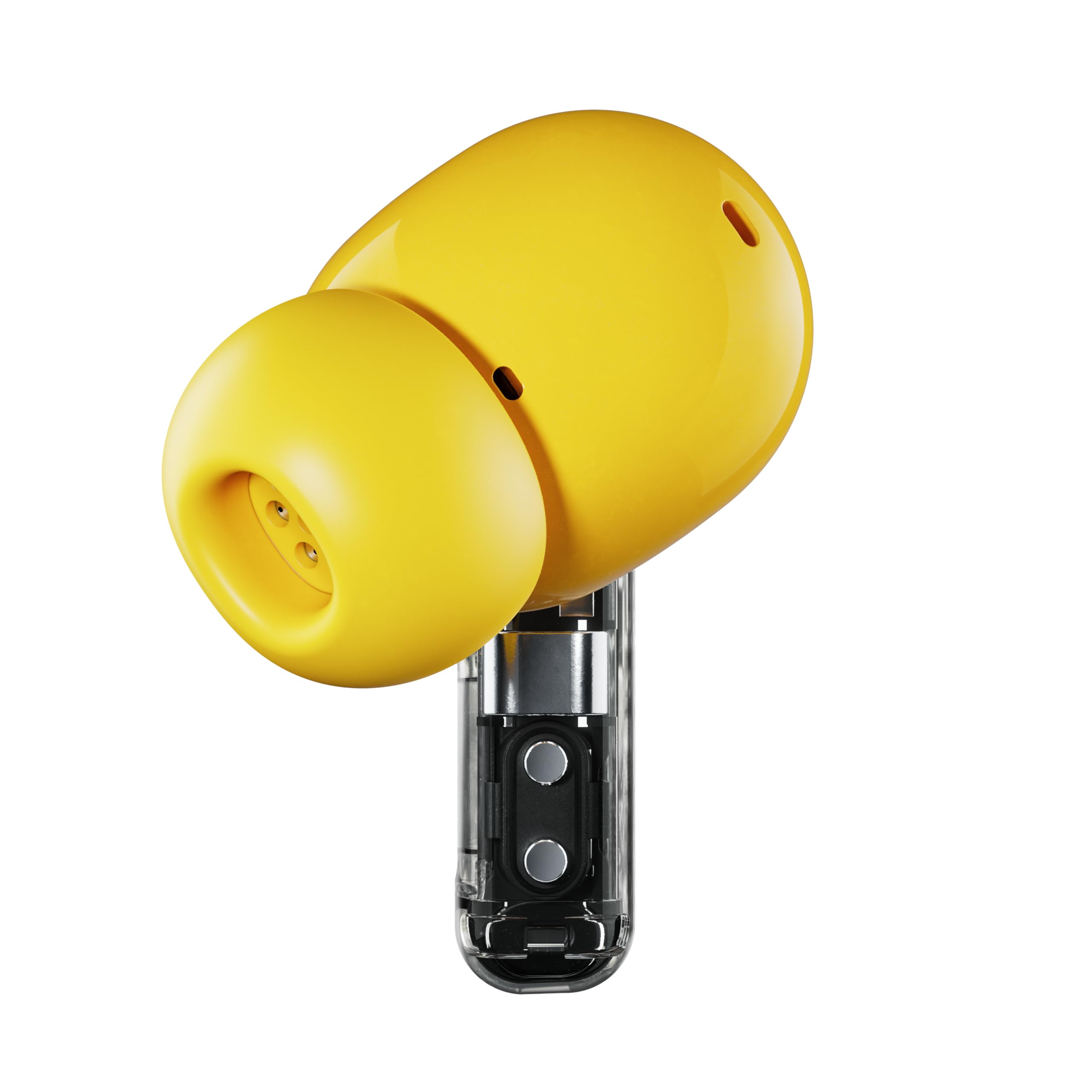 Nothing Ear (a) Auriculares inalámbricos, Cancelación de ruido híbrida 45 dB, Hi-Res Audio, Ecualizador avanzado, Conexión dual, 6 micrófonos, 42,5 h de reproducción, Bluetooth, Amarillo detail image 7
