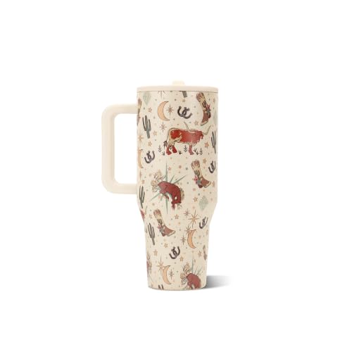 HydroJug Traveler 32oz, Insulated Tumbler with Handle & Straw, Rodeo detail image 8