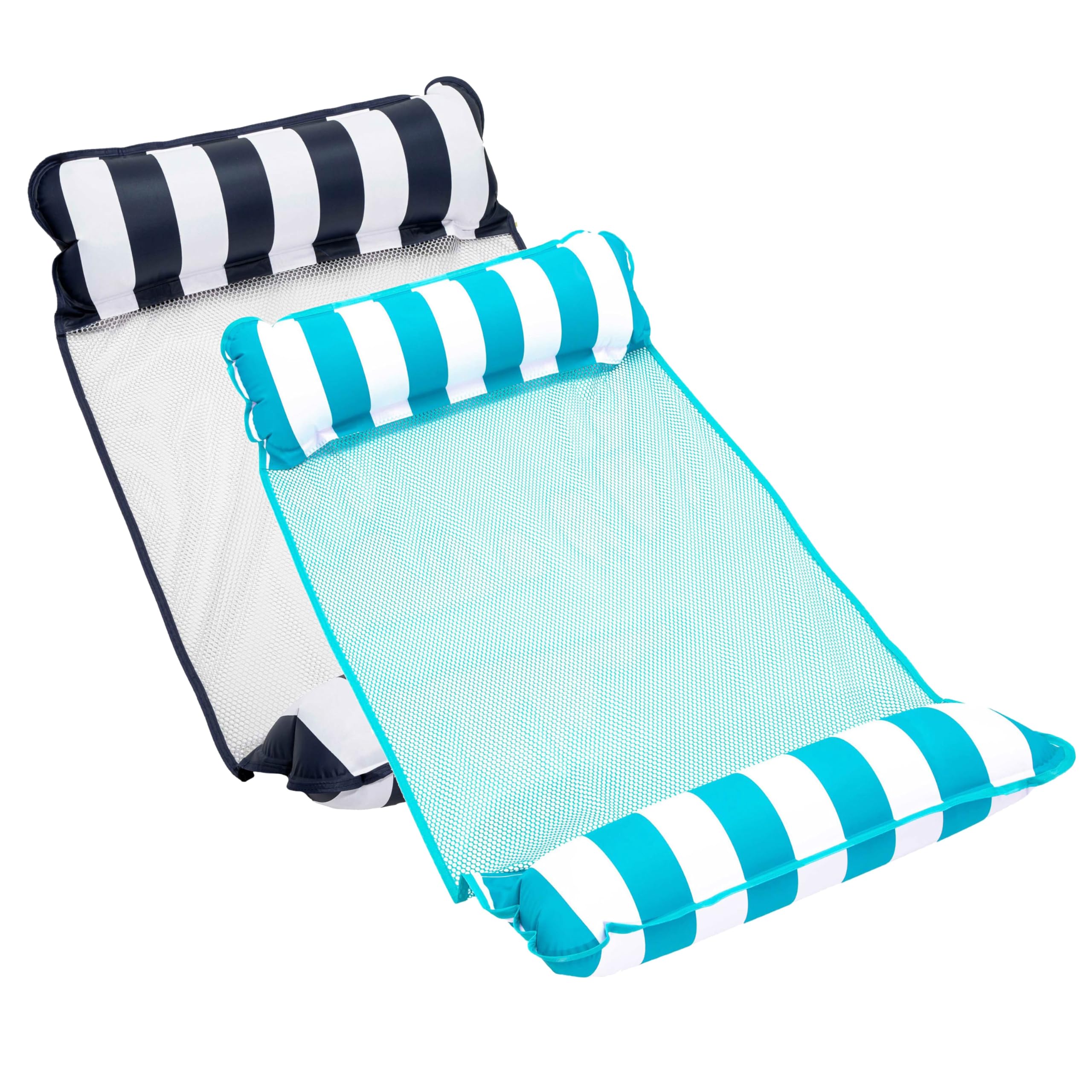 Aqua 4-in-1 Monterey Hammock Pool Float & Water Hammocks – 2-3-4 Multipacks – Multiple Colors/Styles – for Adults and Kids Floating detail image 1