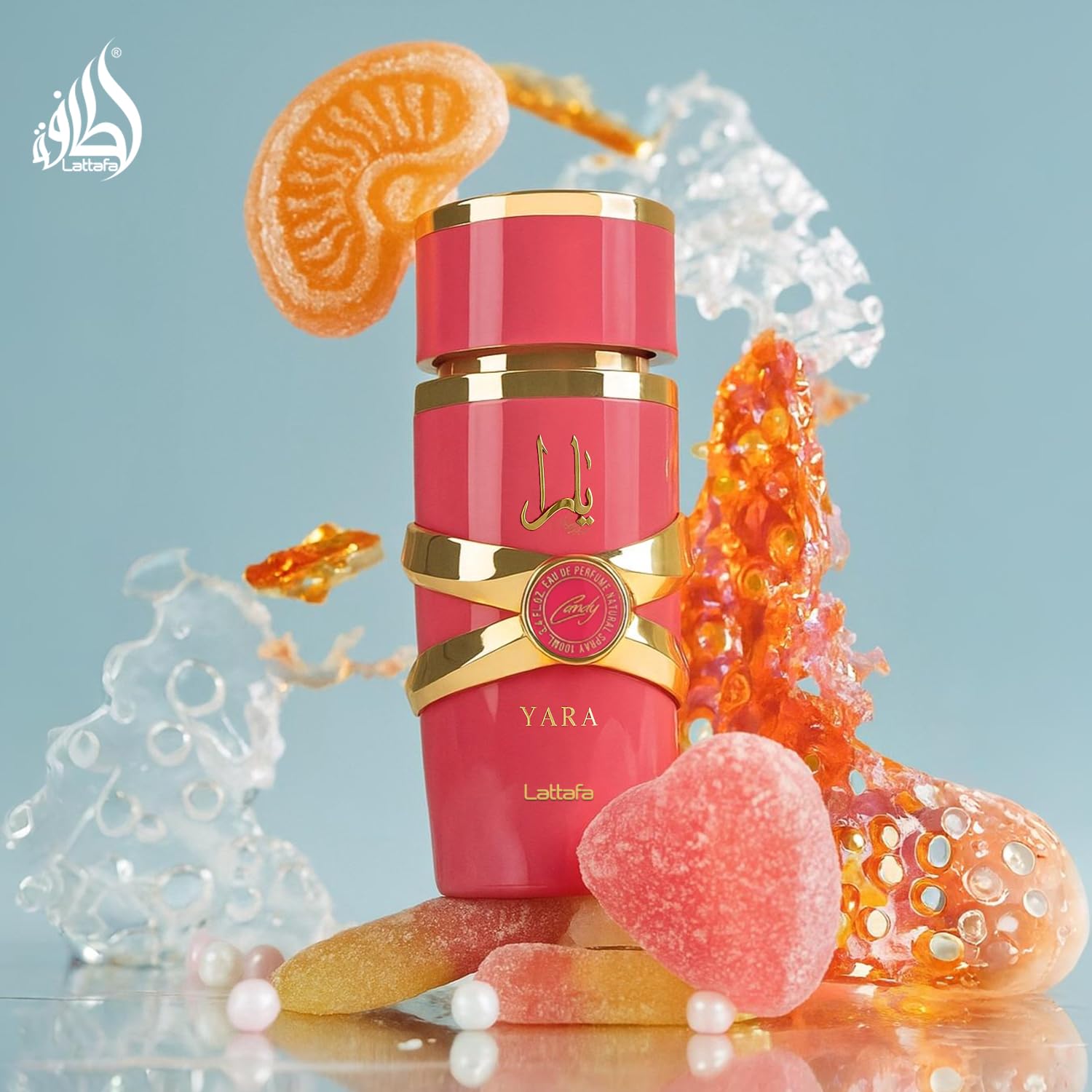 Lattafa Yara Candy Eau de Parfum for Women - Vanilla, Fruity, Citrus & Floral Long-Lasting Fragrance, 100ml (3. 4 fl. oz. detail image 5