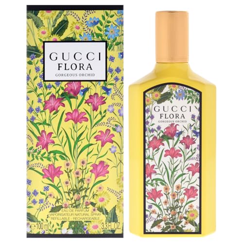 Flora Gorgeous Orchid by Gucci for Women - 3.3 oz EDP Spray (Refillable) detail image 9