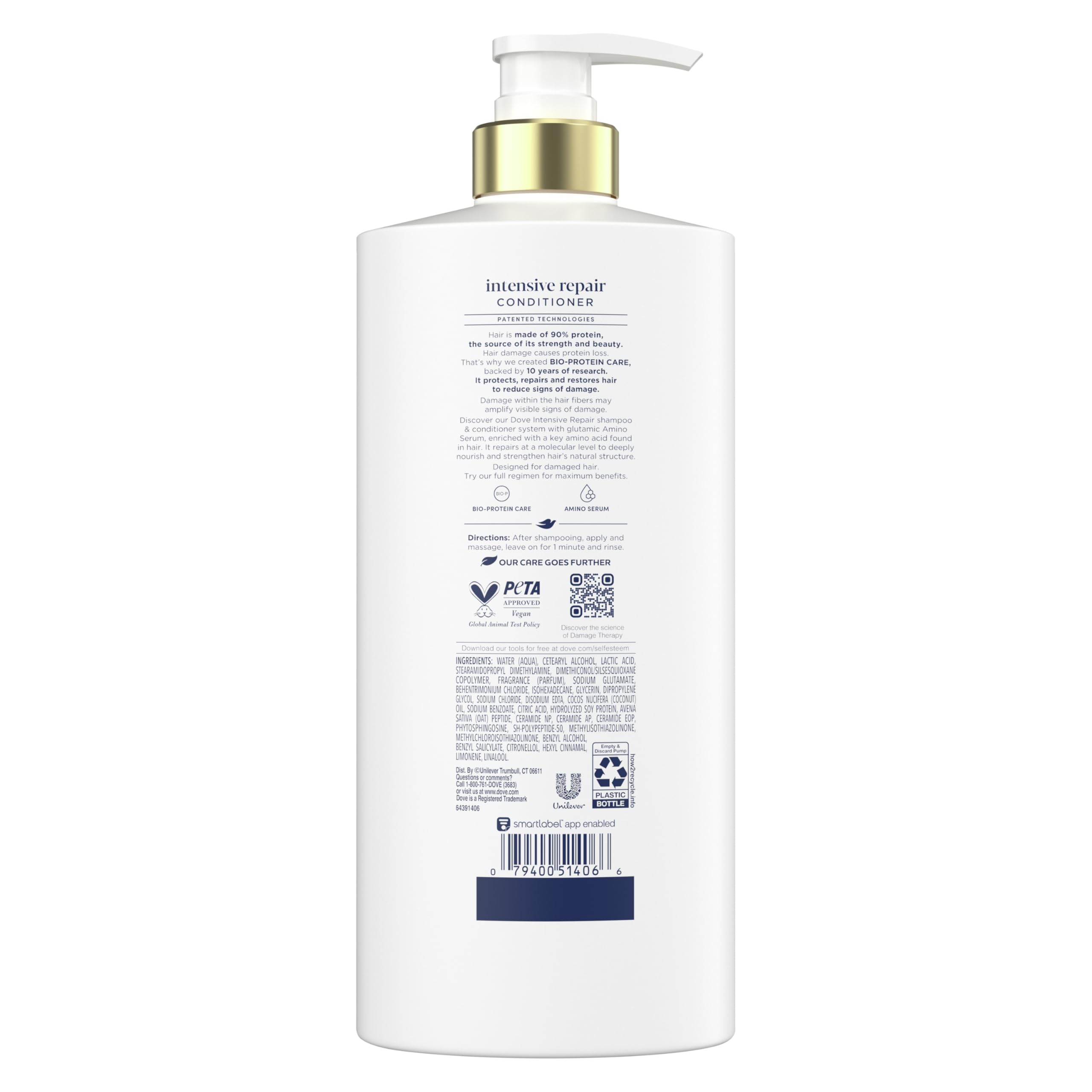 Dove Intensive Repair Conditioner for Damaged Hair & Breakage 28oz detail image 2