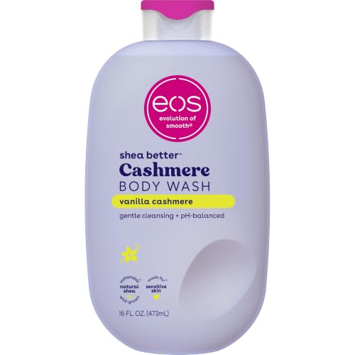 eos Body Wash, Vanilla, Moisturizing Creamy Gel Formula with Shea Butter, Glycerin, Vitamin E, pH Balanced, Sensitive Skin, Vegan, 16 fl oz detail image 9