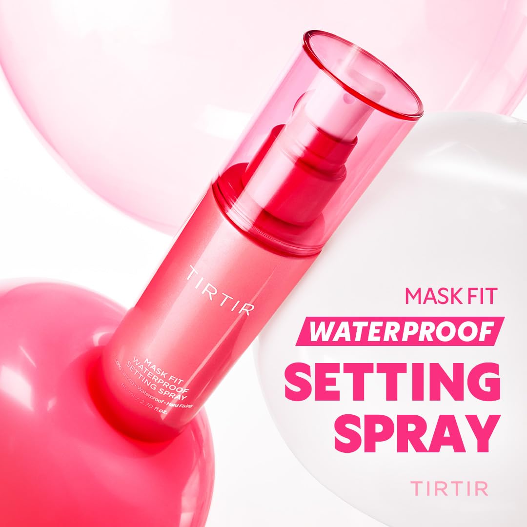 TIRTIR Waterproof Setting Spray – 24H Long-Lasting, Sweat- and Water-Resistant Makeup Finisher – Ethanol-Free, Semi-Matte Finish for Oily & Sensitive Skin detail image 2
