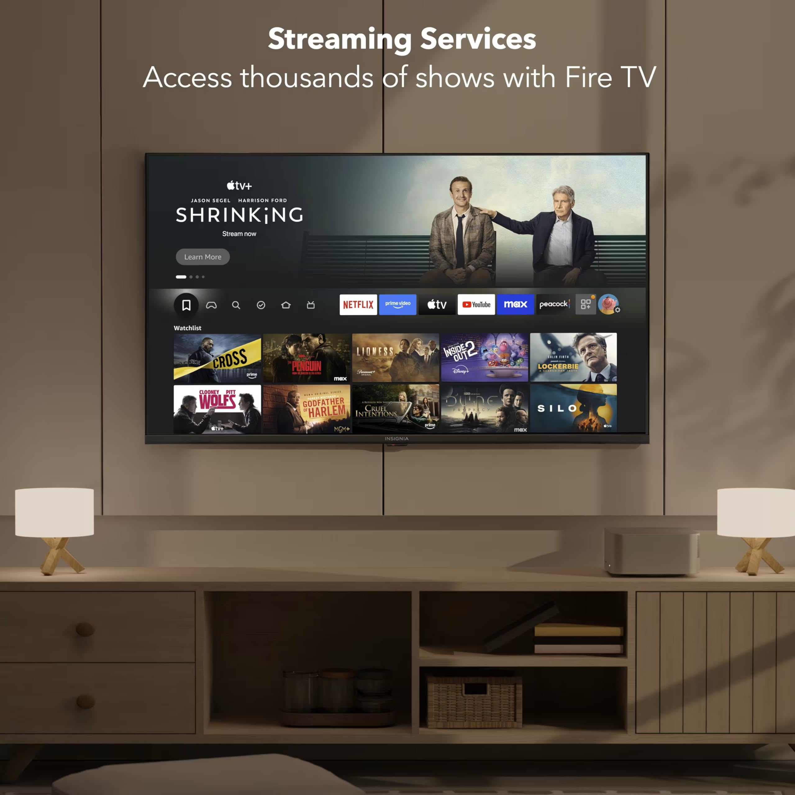 INSIGNIA 55-inch Class F50 Series LED 4K UHD Smart Fire TV with Alexa Voice Remote (NS-55F501NA26) detail image 2