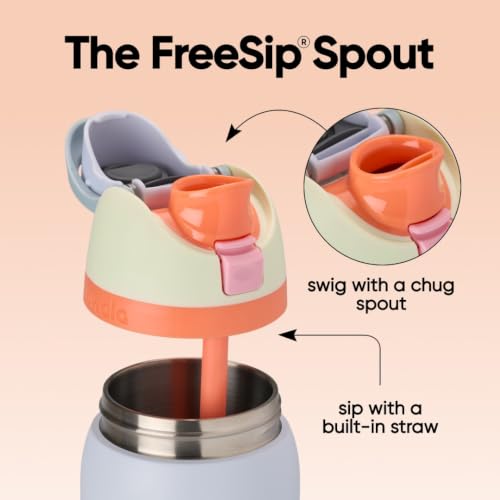 Owala FreeSip Insulated Stainless Steel Water Bottle with Straw for Sports, Travel, and School BPA-Free Sports Water Bottle, 24 oz, Beach House detail image 7