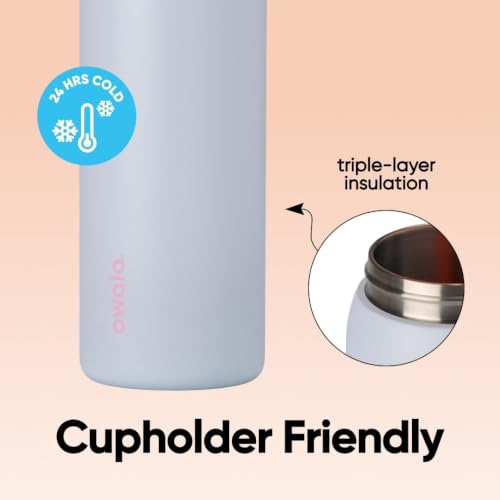 Owala FreeSip Insulated Stainless Steel Water Bottle with Straw for Sports, Travel, and School BPA-Free Sports Water Bottle, 24 oz, Beach House detail image 9
