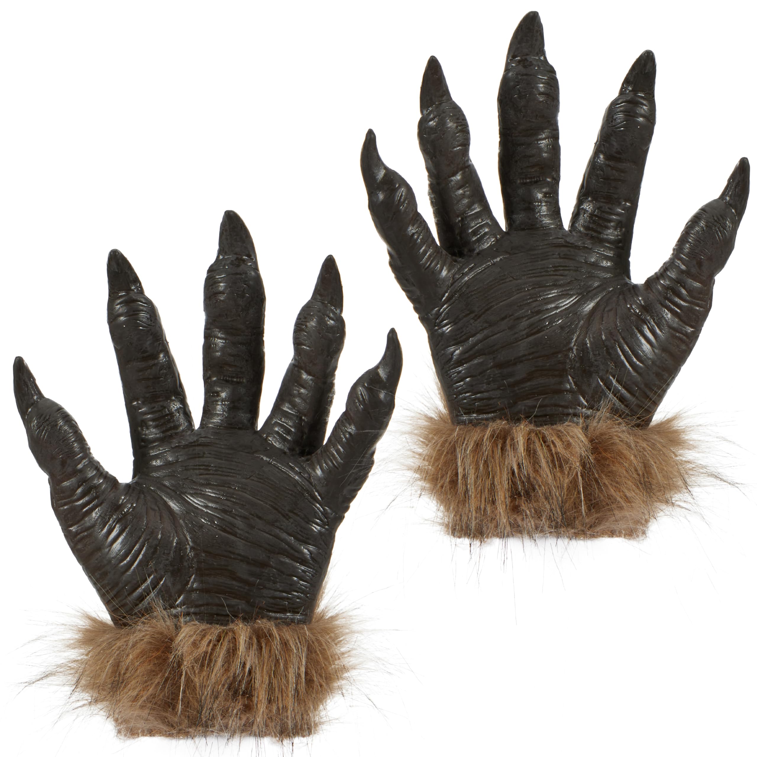 Spooktacular Creations Adult Werewolf Gloves Halloween Costume Prop (Articulated Claws) detail image 1