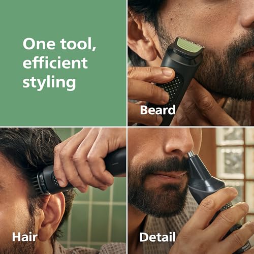 Philips Norelco All-in-One 3000 Series 13-in-1 Trimmer & Beard Styler, Men's Hair Clipper, 9 Length Settings, Self-Sharpening Skin-Friendly Blades, MG3919/50 detail image 9