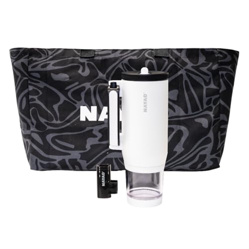 NAYAD Insulated Tumbler with Foldable Handle & Detachable Snack Box - 23oz Stainless Steel Travel Mug with Straw Lid,Leak-Proof Design for Travel,Gym,Gift for and women Daily Use(white) detail image 9