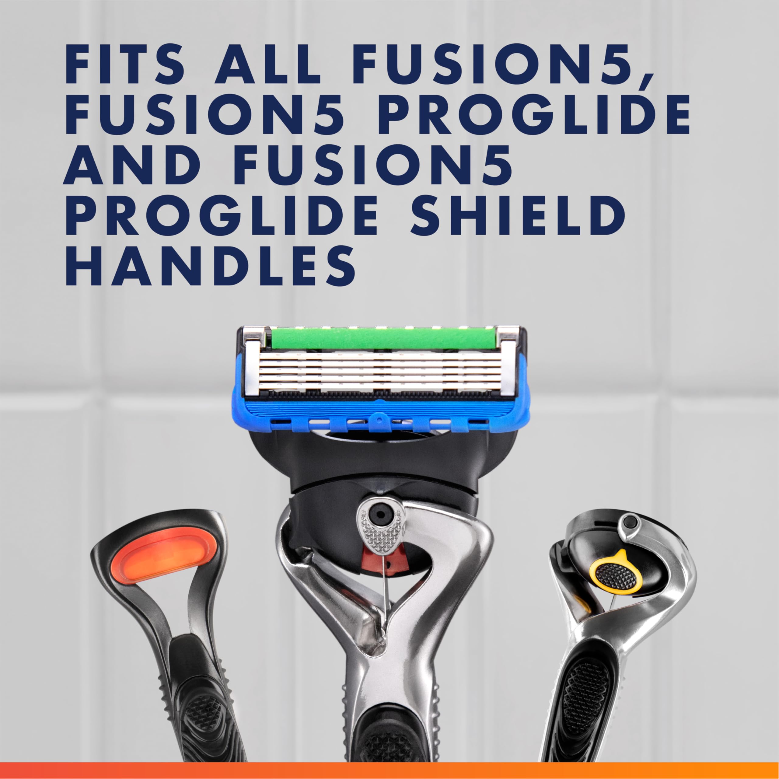 Gillette Fusion5 ProGlide Men's 5-Blade Razor Blade Refills with Precision Trimmer, 10 Count detail image 5
