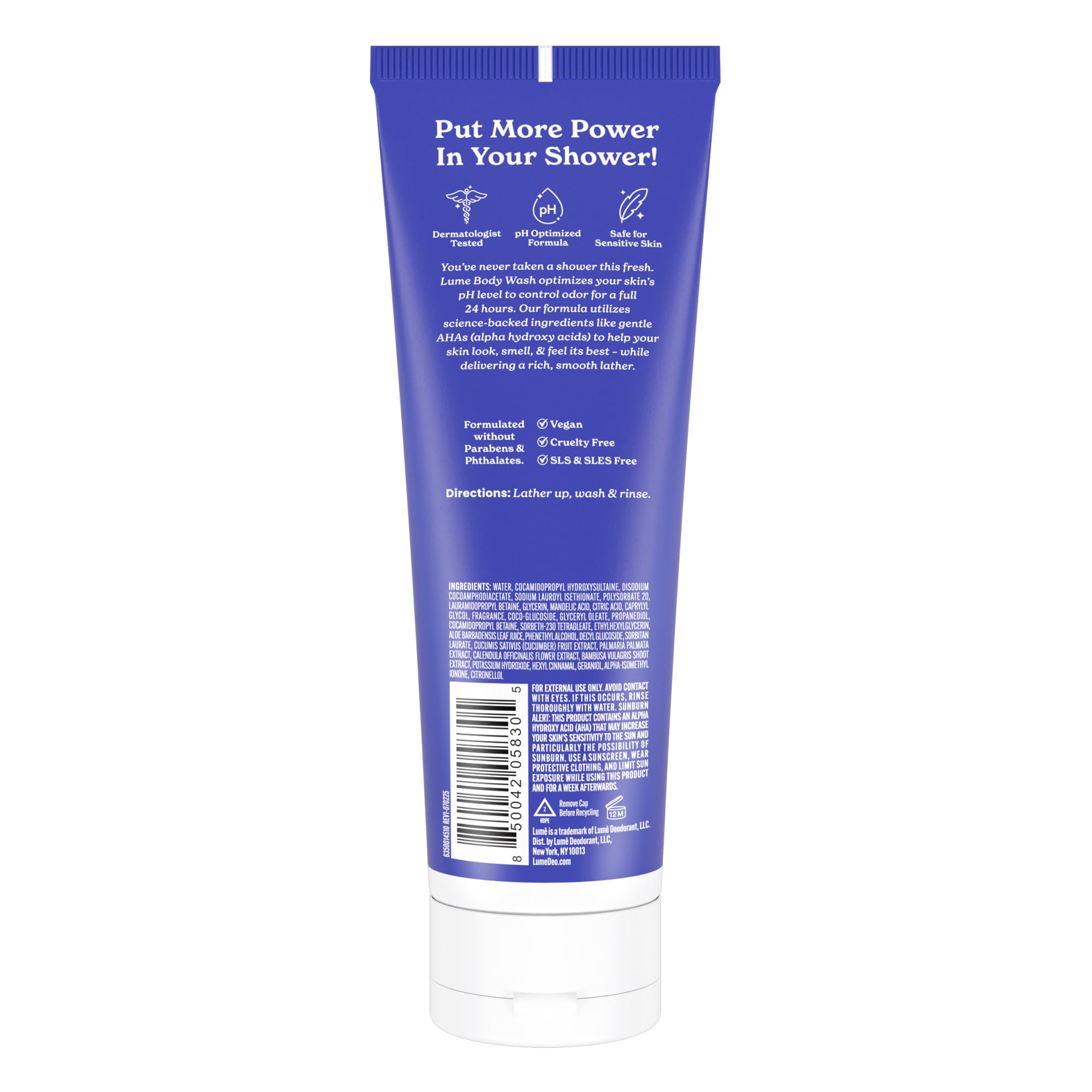 Lume Acidified Body Wash - 8. 5 oz (Soft Powder) detail image 9