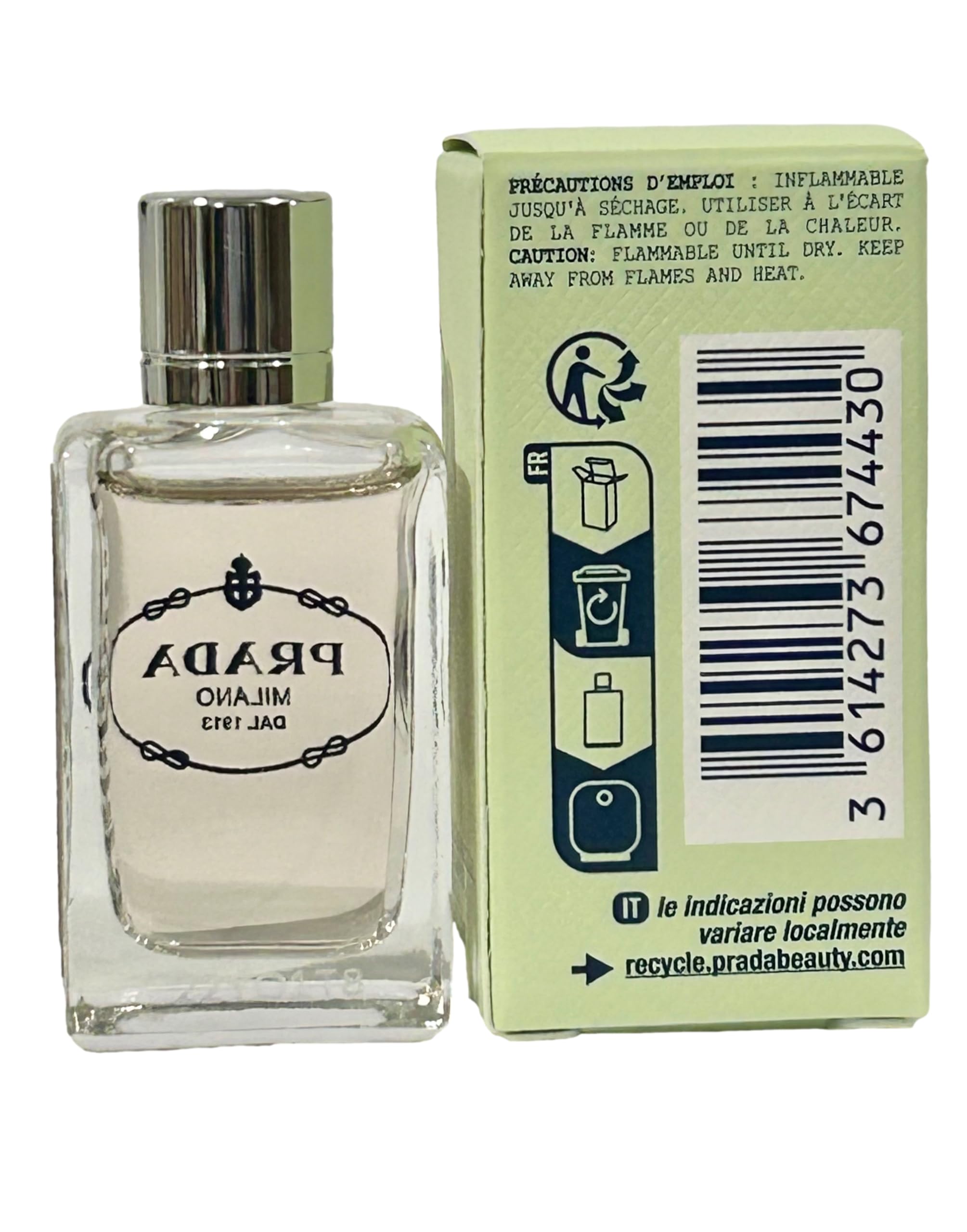 Prada INFUSION DE VANILLE Eau de Parfum MINI/SMALL Women Perfume Splash On 7. 5 ml / 0. 24 Fl Oz - 4430 detail image 3