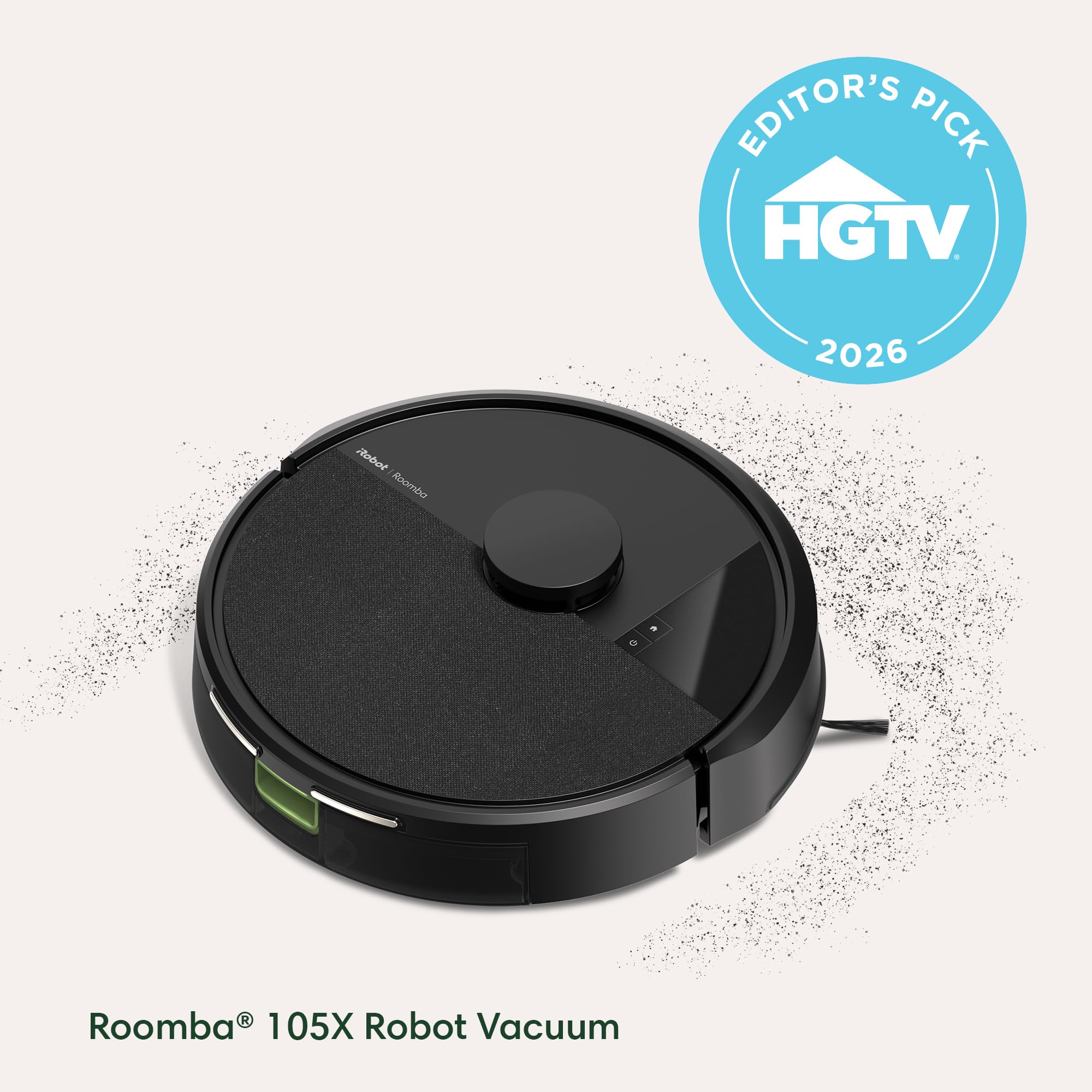iRobot Roomba 105X Robot Vacuum, Smart LiDAR Mapping, 70X Power‑Lifting Suction, Custom Room Cleaning, App & Voice Control, Auto Recharge, Great for Homes with Pets & Kids detail image 2