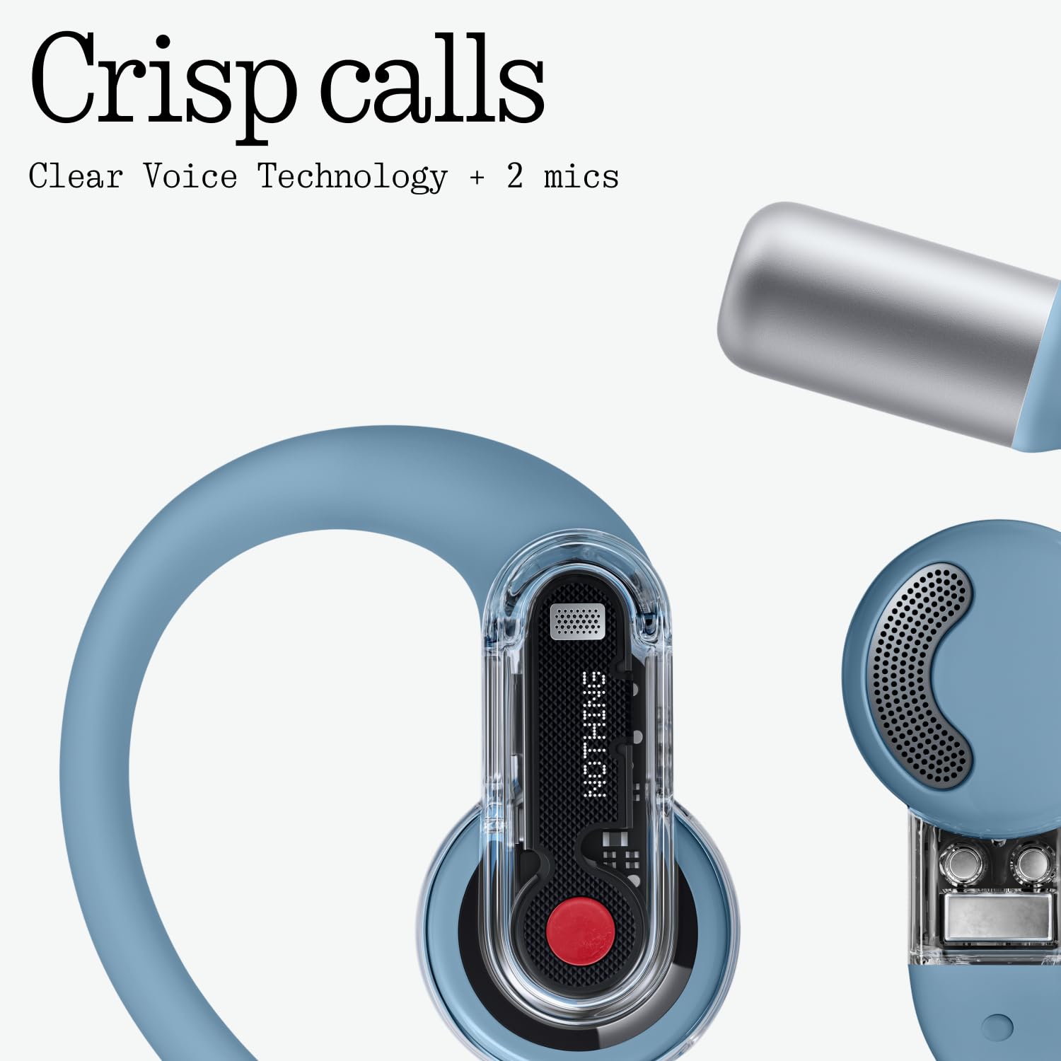 Nothing Ear (Open) Open Ear Headphones, Ultra-Light with Adjustable Earhooks, Multipoint Connection Bluetooth Earbuds, Clear Voice Technology for AI Calls, IP54, Fast Charging, ChatGPT Supported detail image 7