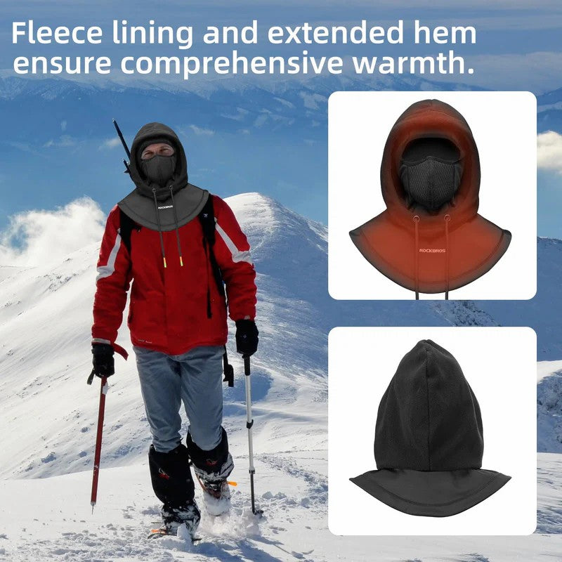 ROCKBROS Extended Thermal Winter Balaclava – Windproof, Water-Resistant, Helmet-Compatible (Unisex) detail image 1