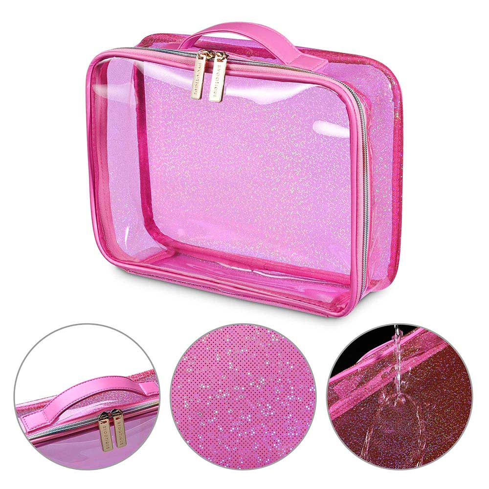 Transparent Travel Makeup Bags (2-Pack) detail image 6