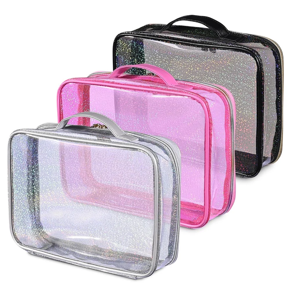Transparent Travel Makeup Bags (2-Pack) detail image 4