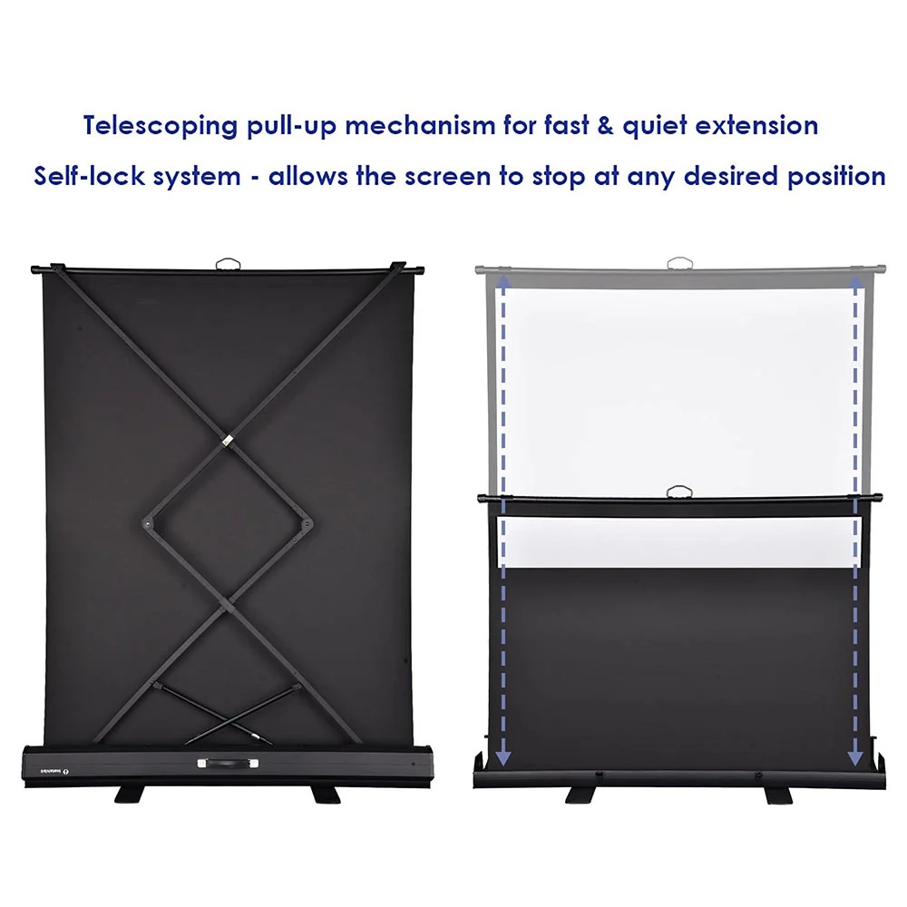 Floor-Standing Pop Up Projector Screen 60" 4:3 detail image 4