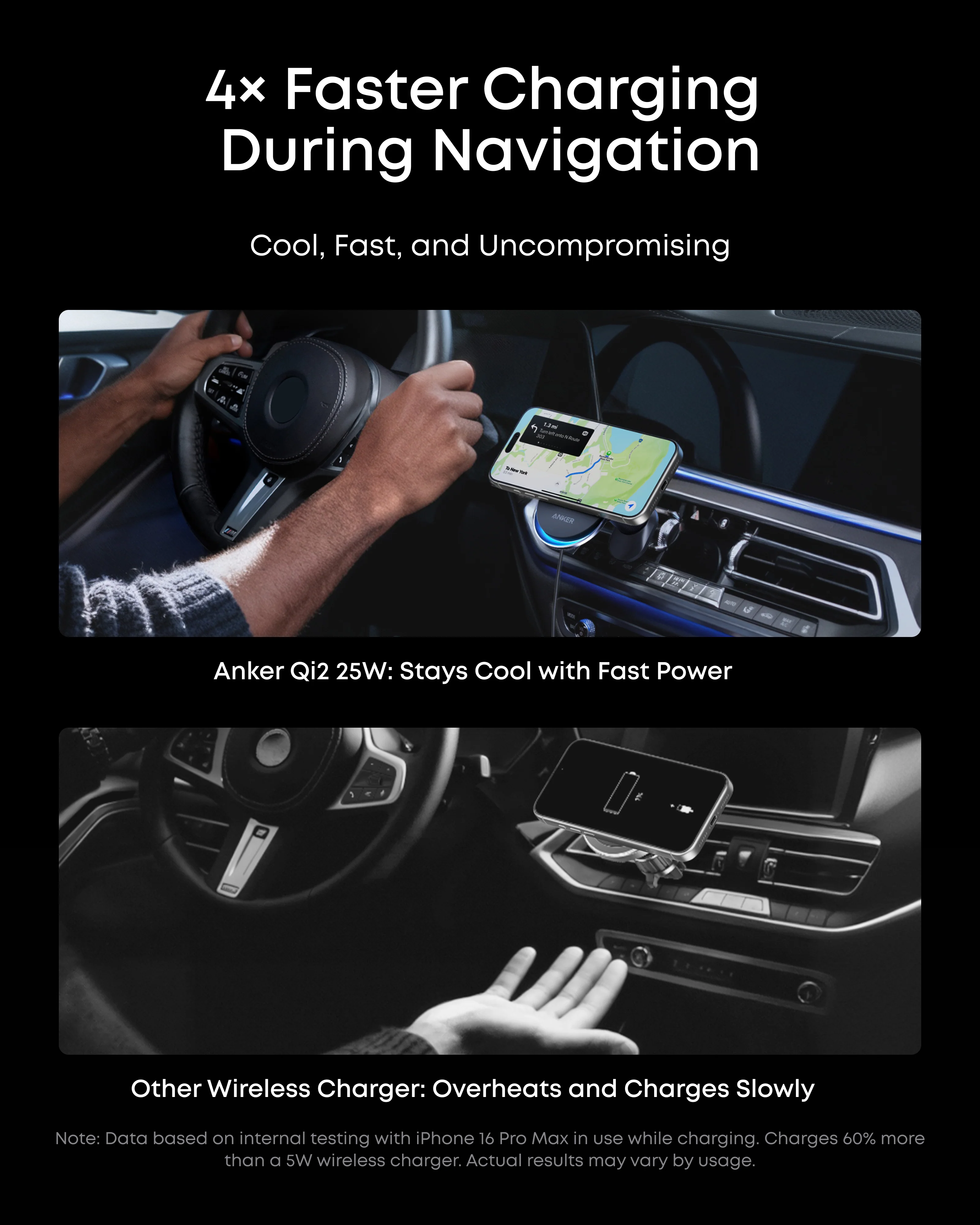 Anker Prime Wireless Car Charger (MagGo, AirCool, Pad) detail image 4