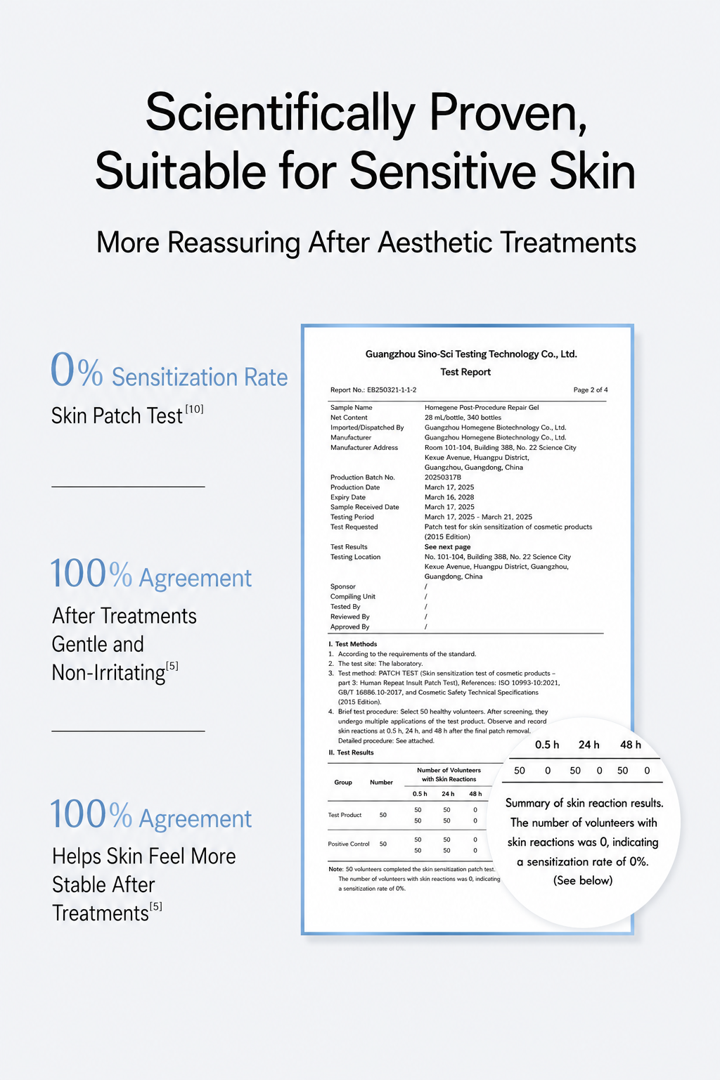 Medical-Grade Recombinant Collagen Facial Mask (Class II Medical Device) — Postprocedure Repair, Soothing Redness & Emergency Care for Damaged Skin, 30g × 5 Sheets (1 Box) detail image 8