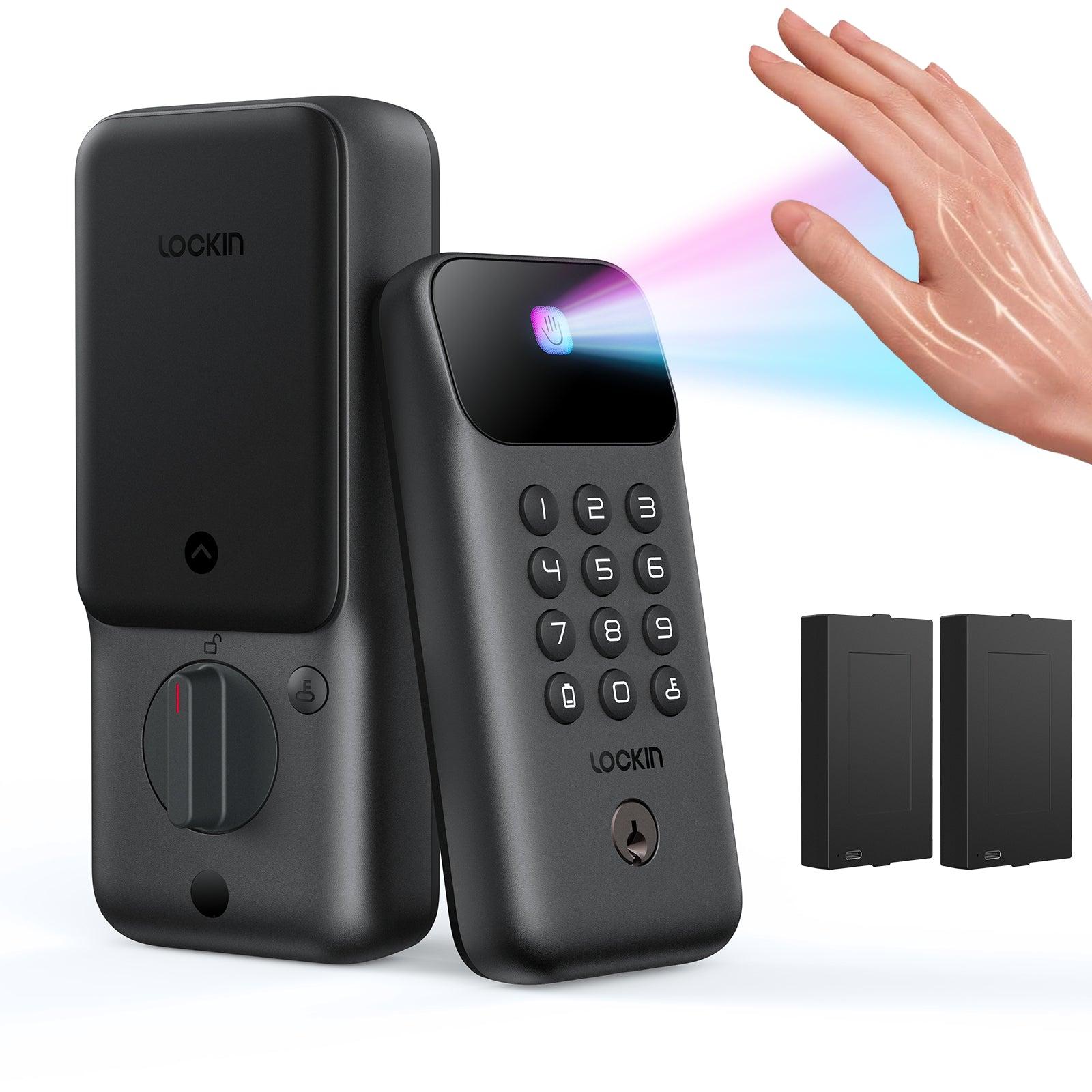 Lockin Veno Go Palm Vein Keyless Smart Deadbolt — Rechargeable, Typical Battery Life ~7 Months detail image 2