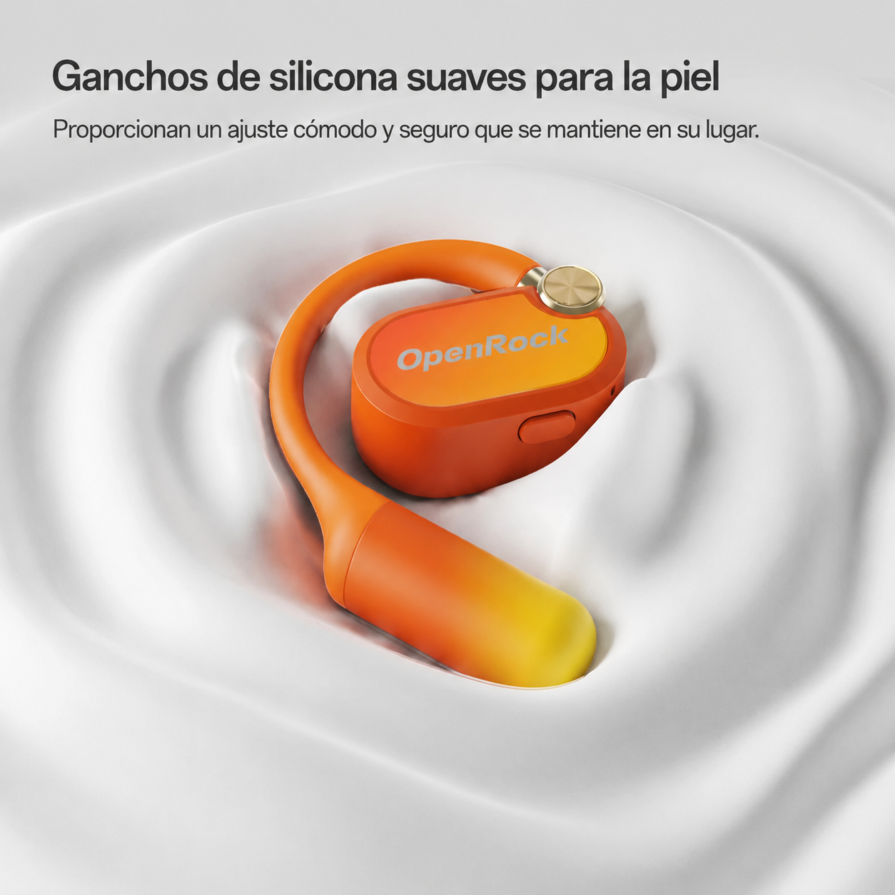 OpenRock X | Auriculares deportivos Bluetooth de conducción ósea abiertos con 48 horas de autonomía, IPX5 resistente al agua, cuatro micrófonos con ANC, ganchos ajustables, ideales para correr, ciclismo, gimnasio y desplazamientos detail image 6