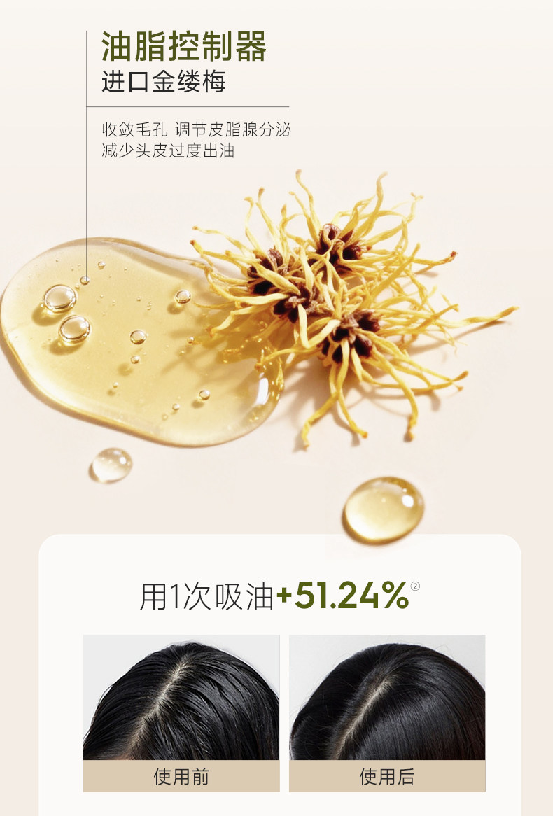 Watercome Oil-Control Volumizing Leave-In Shampoo, Fast Drying 80ml detail image 10