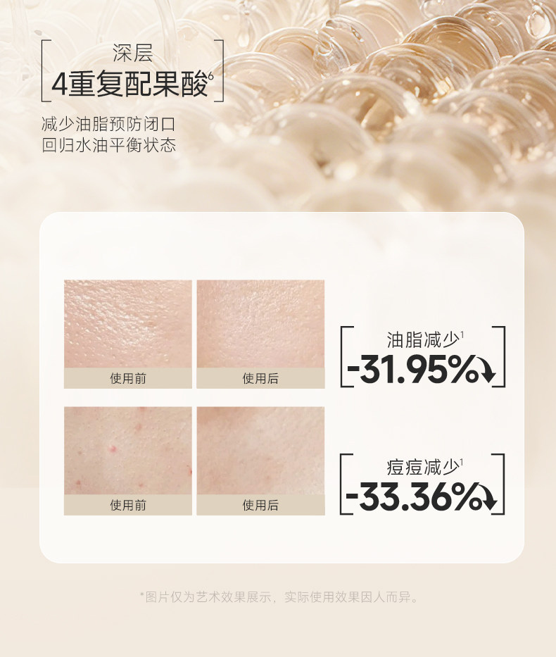 WATERCOME Gel de ducha exfoliante con ácidos WaterCo 400ml — suaviza la piel, controla acné y se mantiene fragante detail image 11