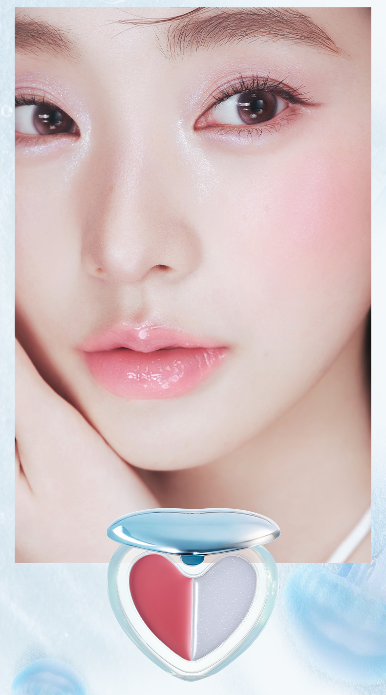 Judydoll Paleta de Labios y Mejillas Bicolor, Cremoso Difuminador y Gloss Hidratante, Efecto Suave y Rosado K-Beauty, Uso Dual Labios/Mejillas 3.6g detail image 7