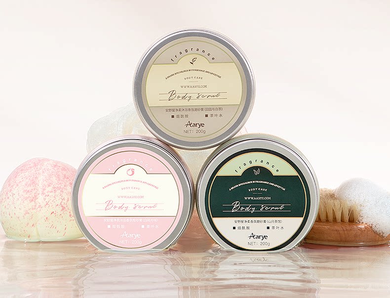 Aarye Gentle Scented Body Scrub Exfoliating Whitening Moisturizing 200g detail image 14