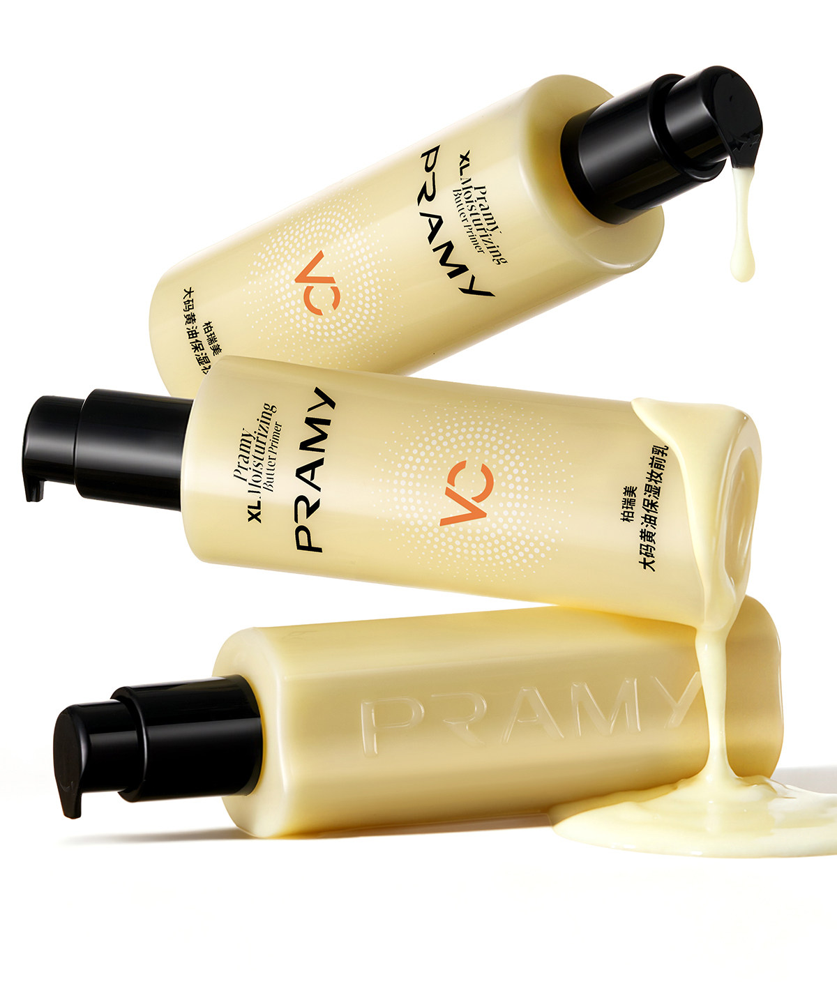 Pramy XL Moisturizing Butter Primer Anti-caking, Long-lasting, Moisture-lock, Anti-dullness, Large Capacity, 230ml detail image 17