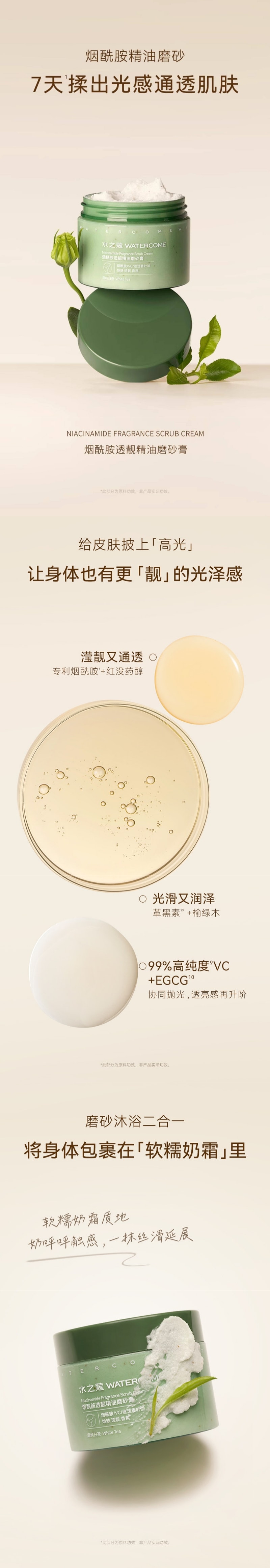 Watercome Exfoliante con Ácidos y Aceites Esenciales 180 g — Exfoliación Suave, Hidratante y Revitalizante para Todo el Cuerpo detail image 4