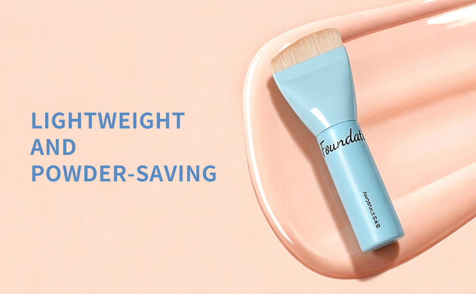 AMORTALS 10-Second Flawless Foundation Brush — Curved Seamless Face Brush, Professional Soft High-Density Synthetic Fibers detail image 6