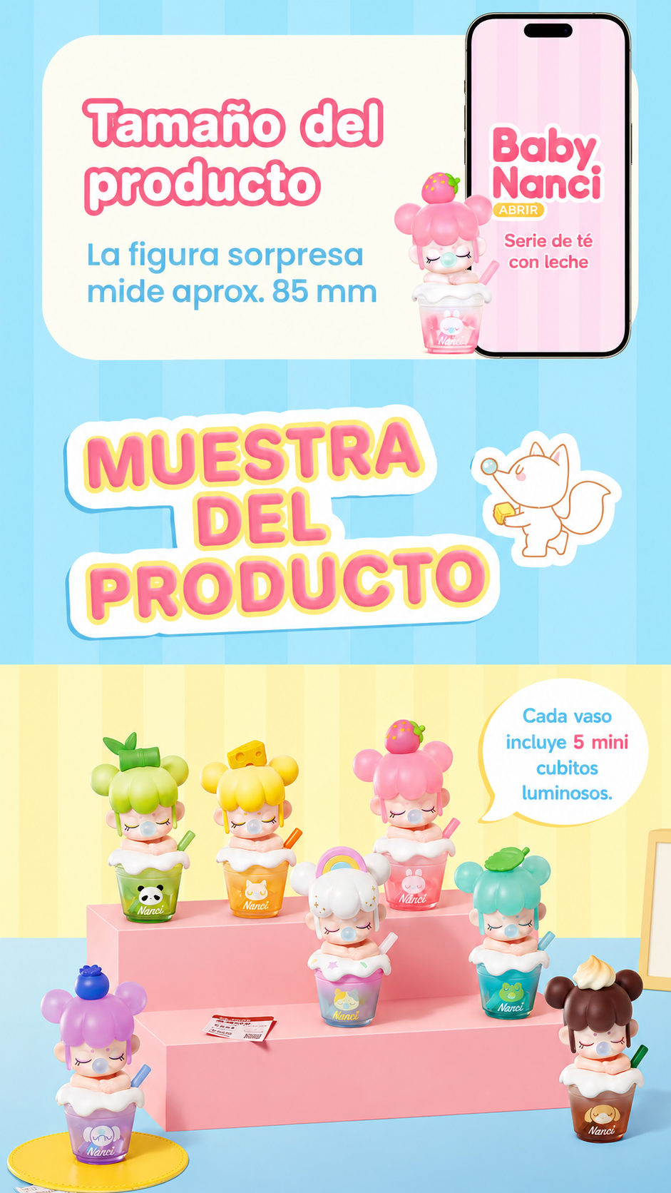 Rolife Nanci Serie de Buenas Fortunas - Blind Box figura coleccionable 1 aleatoria, tema tradicional chino auspicioso, 12 variantes regulares + variante oculta, ideal para coleccionistas de blind boxes, aficionados al estilo chino y fans de Nanci, regalo de cumpleaños y festividades detail image 3