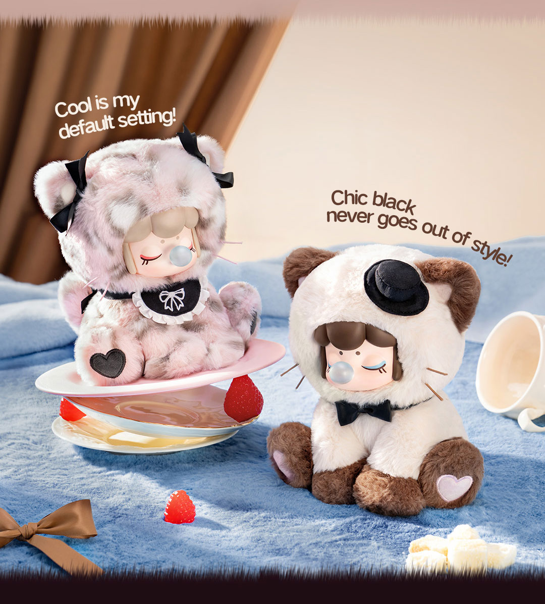Rolife Nanci Tea Time Kitties Caja Sorpresa Peluche de Gato – 1 unidad aleatoria, muñeco coleccionable temático de gato, 6 diseños regulares + versión oculta, pelaje suave, regalo perfecto para fans de Nanci y amantes de los gatos detail image 5