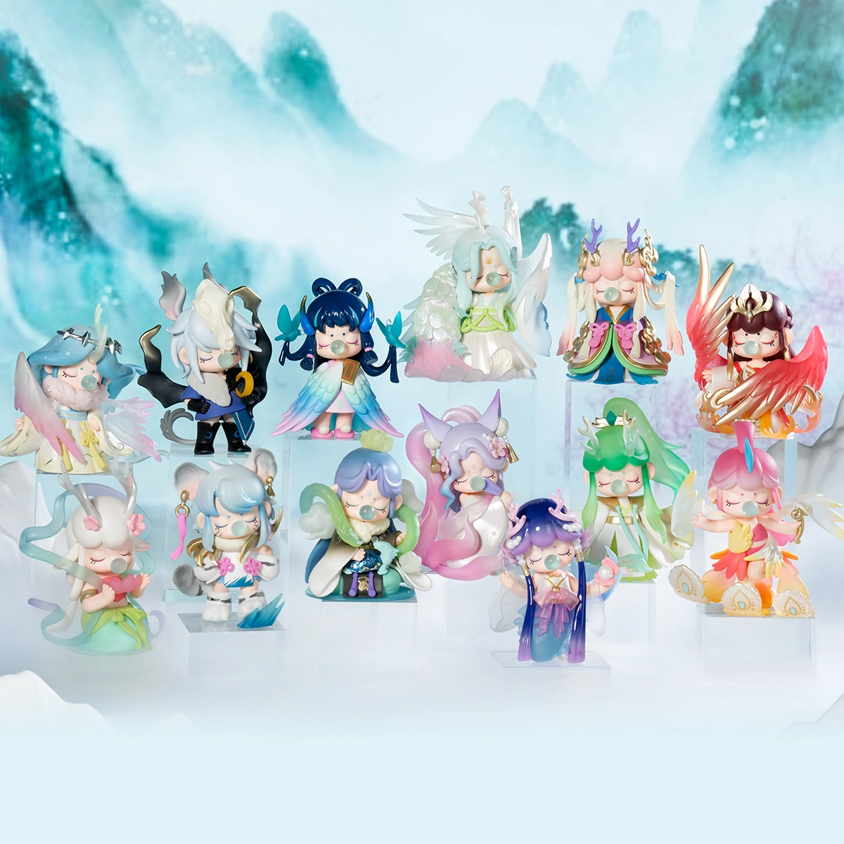 Rolife Nanci Oriental Mythological Creatures Blind Box Figure — 1 Random Piece, Chinese Mythical Auspicious Beast Collection (12 Regular + Hidden White Peacock), PVC Collectible for Nanci Fans, Chinese-style Enthusiasts, and Blind Box Collectors detail image 6